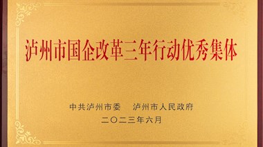 泸州市国企改革三年行动优秀集体
