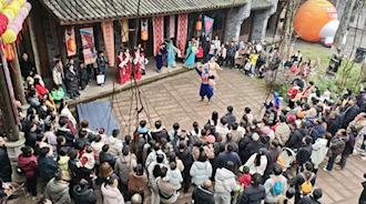 文旅集团：尧坝驿成功举办春节主题活动